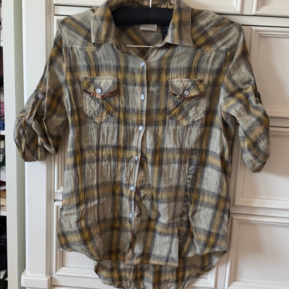 Harley Davidson snap down shirt